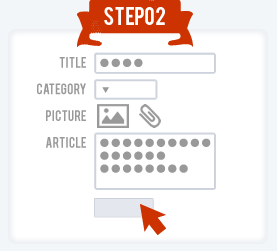 STEP2 簡潔な管理画面で、必要項目を入力し、「実行」ボタンをクリック